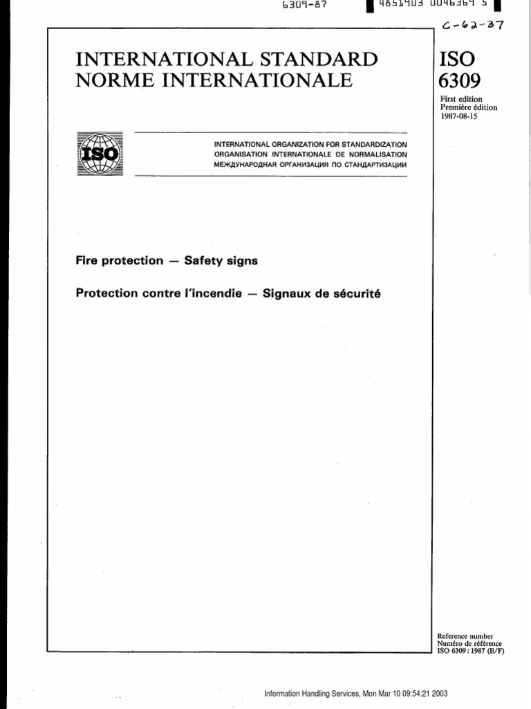 IEC/ISO 6309 Standards Overview | PDF | Business | Computers