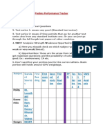 Prelims Performance Tracker: Standa RD Source S First Rea Ding