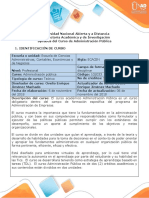 Syllabus Del Curso Administración Pública