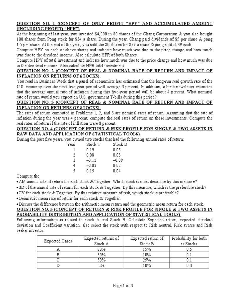 Financial Risk Management Course Outline | PDF | Bonds (Finance ...
