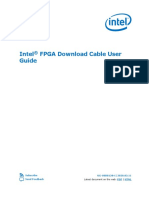 Intel FPGA Download Cable User Guide: Subscribe Send Feedback UG-USB81204 - 2020.03.11 PDF HTML