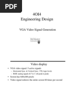 VGA Video Signal Generation