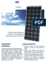 PANOU FOTOVOLTAIC DE 160 - 180 WE1