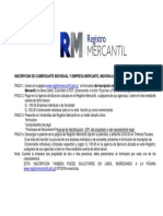 Inscripcion de Comerciante Individual y Empresa Mercantil Individual o de Sociedad