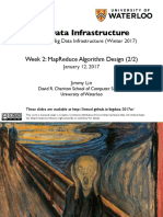 Big Data Infrastructure: Week 2: Mapreduce Algorithm Design (2/2)