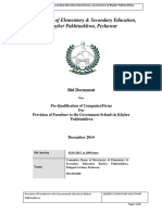 Bid Documents For Furniture E&SE Department
