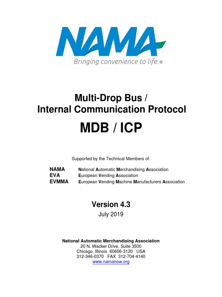 MDB Protocol Version 4.3 Overview | PDF | Transmission Control Protocol ...