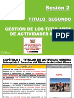 Gestion de Los Titulares de Actividades Mineras