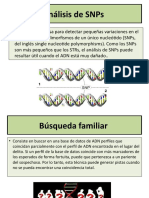 Análisis de SNPs