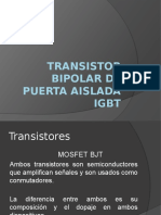 Transistor Bipolar de Puerta Aislada IBGT