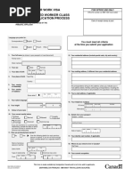 IMM 5508 PRRA Application Form | PDF | Travel Visa | Refugee