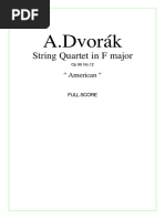 A.Dvorák: String Quartet in F Major