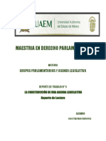 Ensayo sobre la elaboracion de una agenda legislativa