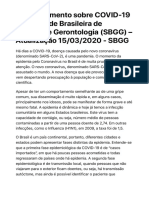 Posicionamento Sobre COVID-19 - Sociedade Brasileira de Geriatria e Gerontologia PDF