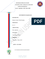 UCE Movimiento Parabolico Fisica Aplicada