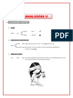 Analogías II: Principios analógicos y tipos analógicos