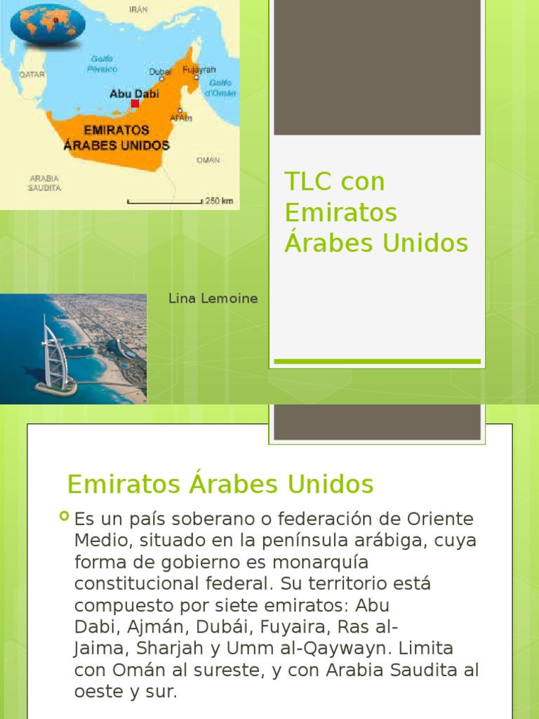 TLC Con Emiratos Árabes Unidos (EAU) PDF Emiratos Árabes Unidos