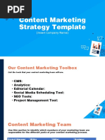 Content Marketing Strategy Template: (Insert Company Name)