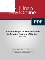 Aprendizajes de Estudiantes de America Latina y El Caribe