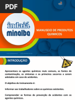 Manuseio de produtos Quimicos