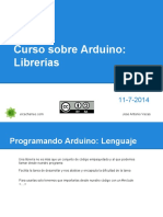 Curso Sobre Arduino: Librerías: José Antonio Vacas