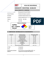 MSDS Desengrasante Industrial Alkaline