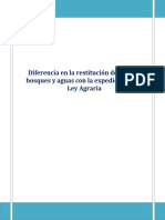 Diferencias en la restitución de tierras según Ley Agraria y Ley Federal de Reforma Agraria