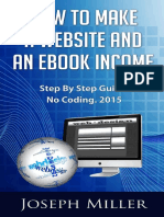 How To Make A Website and An Ebook Income PDF