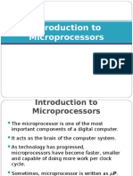 1 Introduction to Microprocessors