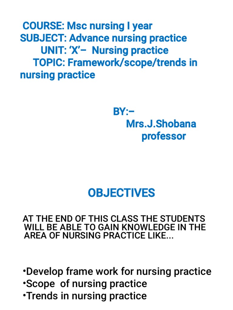 Trends in Nursing Practice-2 | PDF | Nursing | Health Care