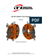 QC 001 Robotic Tool Changer: Manual