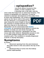 What Is Epispadias?: Bladder Exstrophy