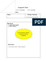 Assignment Sheet - 4/11/2020 Lesson Plan for Yussef Saleh