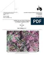 ASTER Mineral Mapping LAS PAMPAS CAJAMARCA