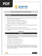 Goprep Talent Search Exam Sample Paper: Instructions