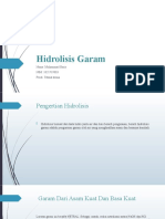 Hidrolisis Garam