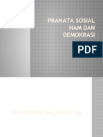 Pranata Sosial Ham Dan Demokrasi