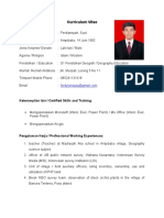 Curriculum Vitae: Keterampilan Lain / Certified Skills and Training