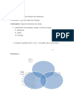 Ejercicio lógico sobre hongos, bacterias y setas