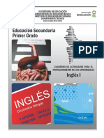 Cuaderno INGLES I