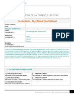 Formulario - Identidad Profesional - Ejemplo