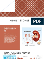 Kidney Stones: Student: Allison Rodas