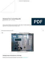 Directional Over Current Relay (67) - Numerical Relays