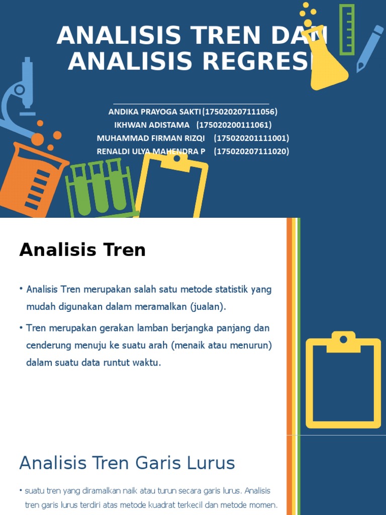 Analisis Tren Dan Analisis Regresi