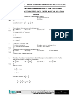 Scholastic Aptitude Test (Sat) - Paper & Hints & Solution: National Talent Search Examination-2019-20