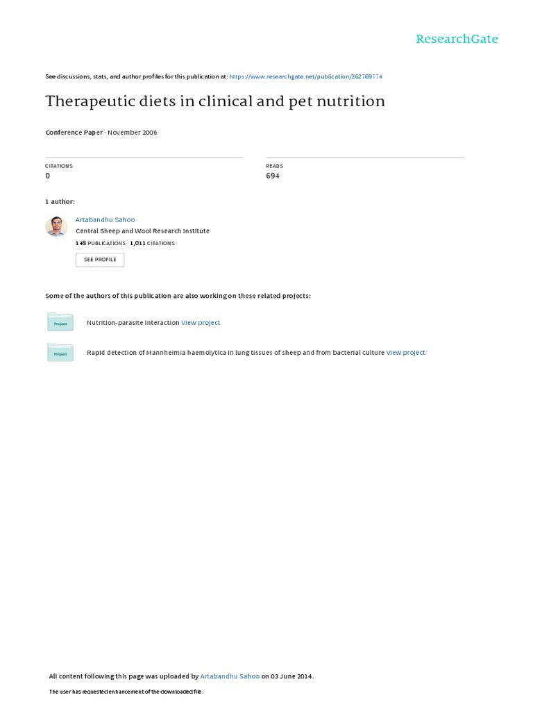 Thumbnail for Pet Nutrition For Disease Management