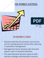 Demand Forecasting: Presented by