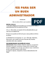 Claves para Ser Un Buen Administrador