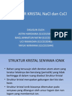 Struktur Kristal Nacl Dan CSCL