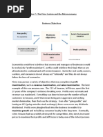 Maximisation, Such As Revenue Maximisation, and Sales Maximisation. The Best